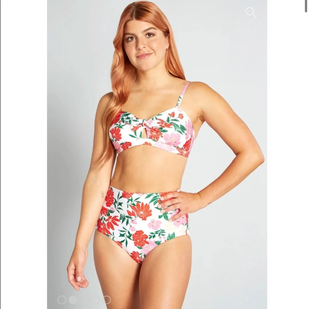 NWOT ModCloth‎ Santa Barbara Saturdays Bikini The Clarice High-Waisted Bottom